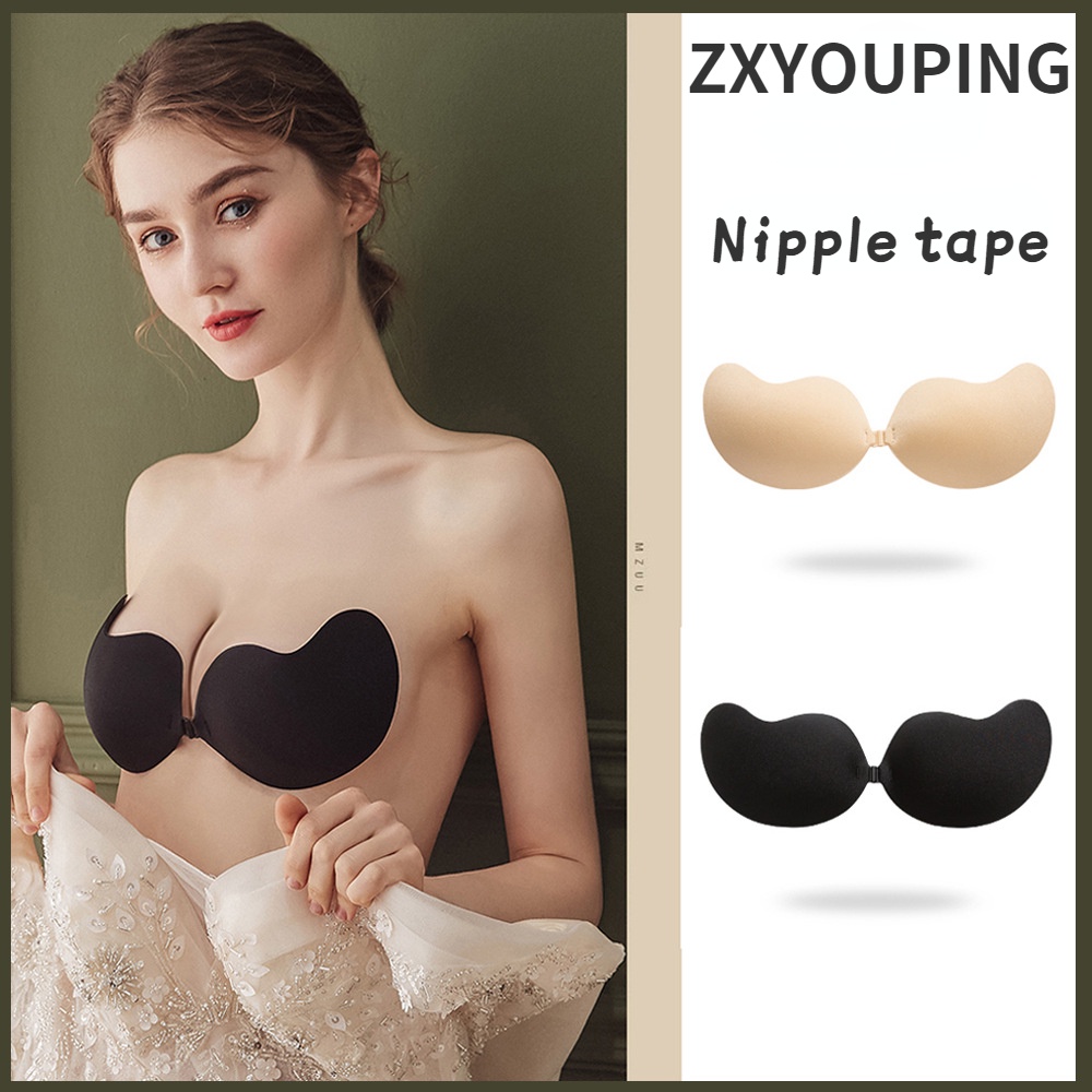 Nipple Tape Mango Type Invisible Bra Hook Button Breathable Gather Underwear