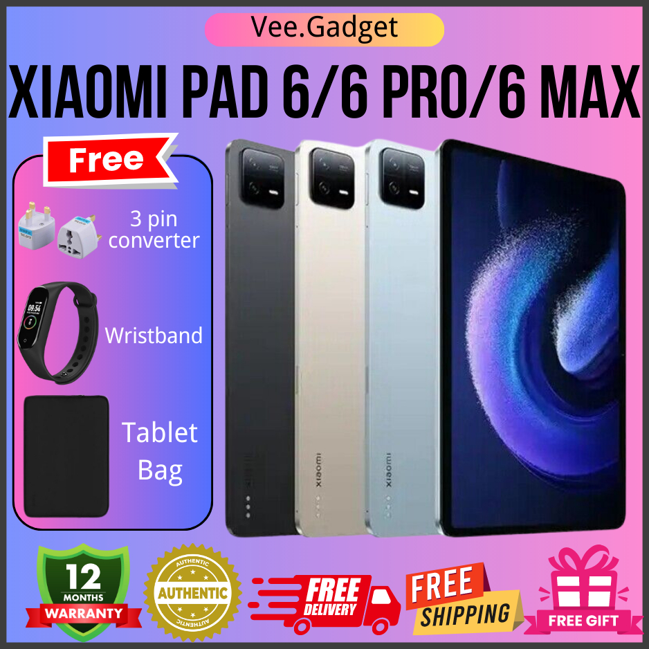 [NEW 2023] Xiaomi Pad 6 Max 14/Xiaomi Pad 6/Xiaomi Pad 6 Pro Snapdragon 8+ Gen 1 11&quot; inch 2.8K LCD Screen Mi Pad 6 Pro